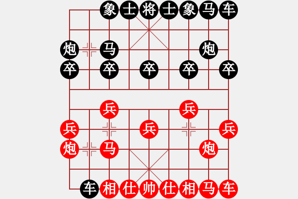 象棋棋譜圖片：王勇軍 先勝 朱乃衡 - 步數(shù)：10 