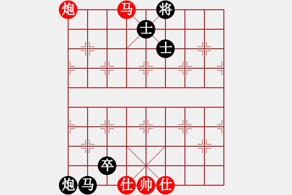 象棋棋譜圖片：初級(jí)（1）班 第十周 挑戰(zhàn)題1（馬后炮殺） - 步數(shù)：3 