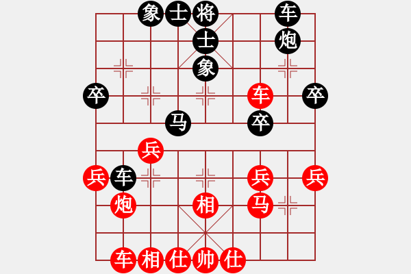 象棋棋譜圖片：小三愛下棋(2段)-負(fù)-鐵馬屏風(fēng)(7段) - 步數(shù)：40 