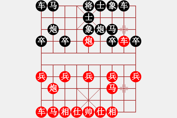 象棋棋譜圖片：對(duì)手很配合我完成了一次表演 - 步數(shù)：10 