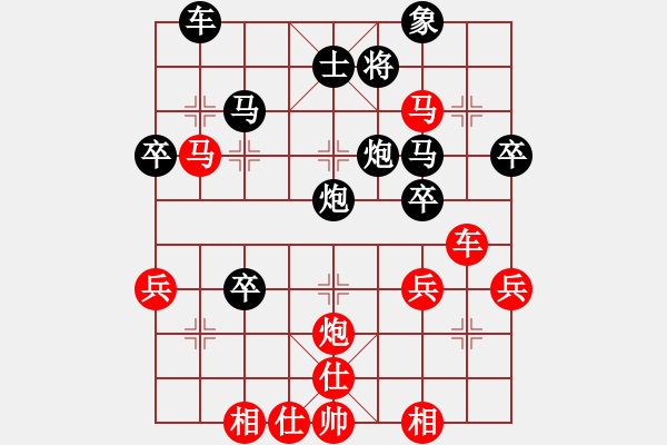 象棋棋譜圖片：對(duì)手很配合我完成了一次表演 - 步數(shù)：50 