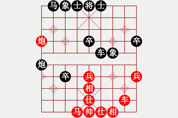 象棋棋譜圖片：王者風(fēng)范[3029303608] -VS- 月出皎兮[474177218] - 步數(shù)：40 