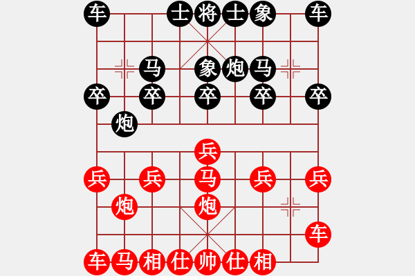 象棋棋譜圖片：橫才俊儒[292832991] -VS- 羊頭[516075089] - 步數(shù)：10 