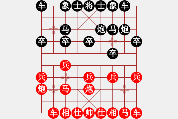 象棋棋譜圖片：炎上(人王)-勝-南海棋協(xié)(日帥) - 步數(shù)：10 