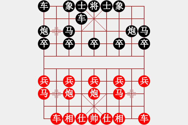 象棋棋譜圖片：周小平 先勝 侯哲軍 - 步數(shù)：10 