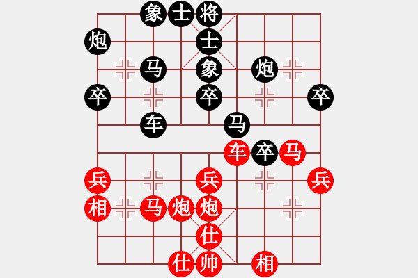 象棋棋譜圖片：hhz8808(十四級(jí))vs棋壇尊者(五級(jí))20150820151858.ccf - 步數(shù)：40 