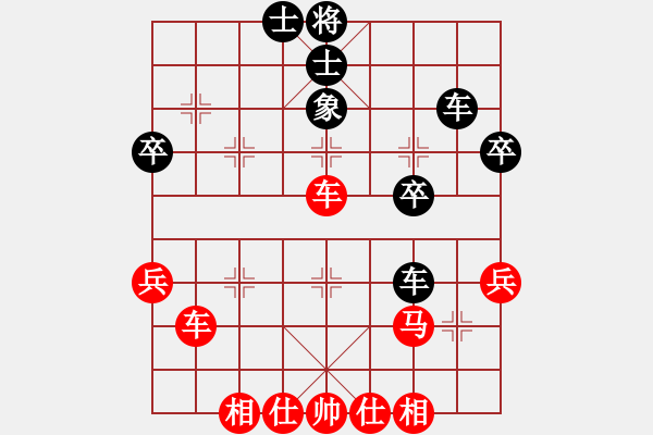 象棋棋譜圖片：318局 A05- 過(guò)河炮局-小蟲引擎23層(2265) 先勝 龐統(tǒng)(2250) - 步數(shù)：50 