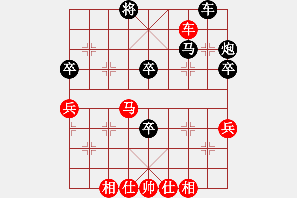 象棋棋譜圖片：五七炮對(duì)屏風(fēng)馬炮二進(jìn)四（旋風(fēng)V7.0先勝巫師業(yè)余級(jí)） - 步數(shù)：60 