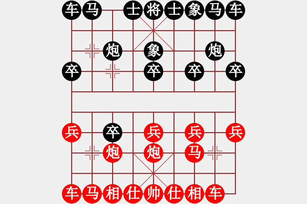 象棋棋谱图片：内蒙古 宿少峰 负 厦门 张申宏 - 步数：10 