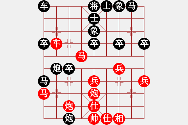 象棋棋譜圖片：寶坻大刀(9段)-勝-扶峰劍主(3段) 中炮左邊馬對屏風馬 紅左橫車 - 步數(shù)：29 