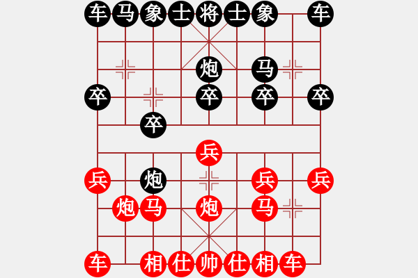 象棋棋谱图片：马俊杰(5r)-负-葛宝英(5r) - 步数：10 
