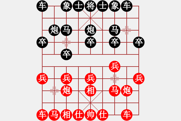 象棋棋譜圖片：江西省社會體育指導(dǎo)中心 謝文輝 勝 青島市體育總會 紀力瑋 - 步數(shù)：10 