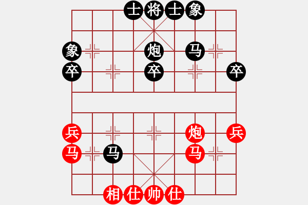 象棋棋譜圖片：南昌小糊涂(1段)-負-周胄(1段) - 步數(shù)：40 