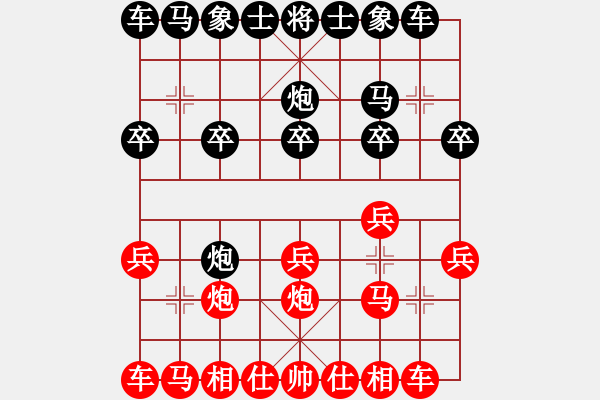 象棋棋譜圖片：二分錢(2星)-勝-猛虎(9星) - 步數(shù)：10 