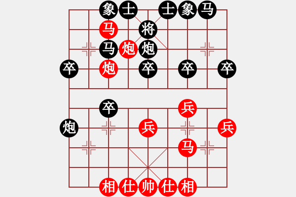 象棋棋譜圖片：中炮進(jìn)三兵對左炮封車轉(zhuǎn)列炮 紅兩頭蛇5 湖北 黨斐 勝 上海 董旭彬 - 步數(shù)：40 