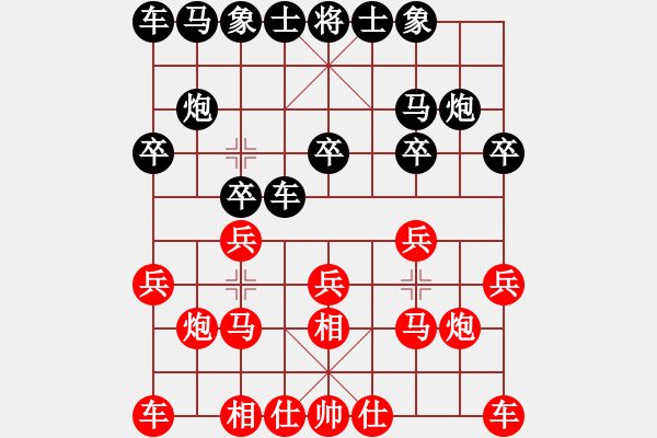 象棋棋譜圖片：西馬 何榮耀 勝 東馬 林利強(qiáng) - 步數(shù)：10 