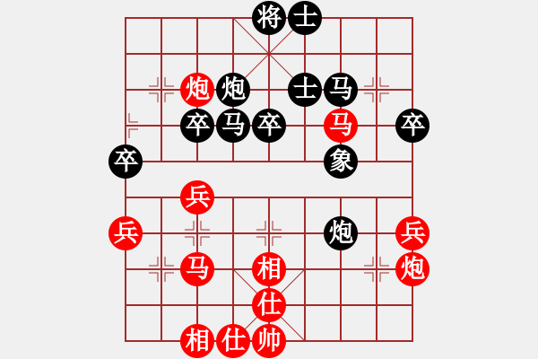 象棋棋譜圖片：永不瞑目(人王)-和-坐地漲價(jià)(7段) - 步數(shù)：50 