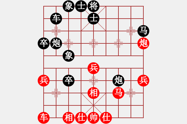 象棋棋譜圖片：穩(wěn)健(2段)-負(fù)-不下合棋(3段) - 步數(shù)：40 