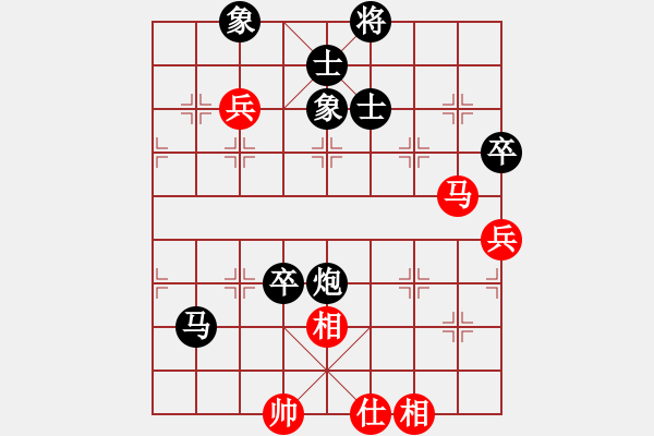 象棋棋譜圖片：夜孤寒1號(hào)紅負(fù)葬心【中炮對(duì)進(jìn)左馬】 - 步數(shù)：110 