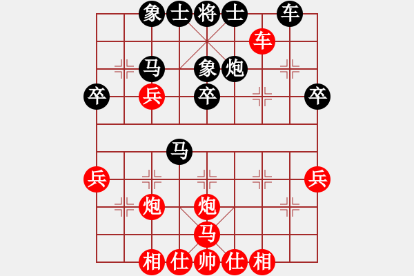 象棋棋譜圖片：弈林精華棋藝社 金庸武俠胡斐 先勝 無奈老人 - 步數(shù)：40 