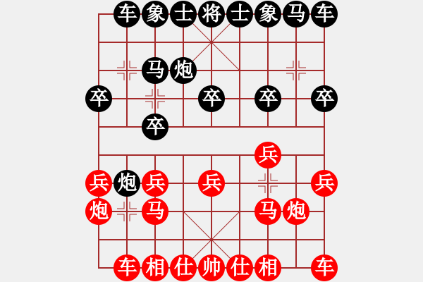 象棋棋譜圖片：尹昇先勝莫梓健 - 步數(shù)：10 