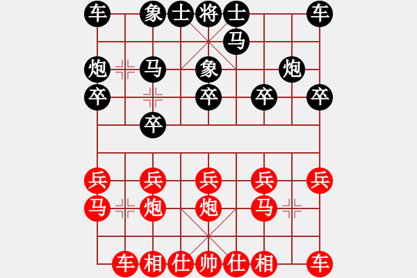 象棋棋谱图片：浑沌风冥剑(1段)-胜-宝路火蛇(9级) - 步数：10 