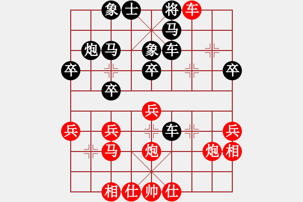 象棋棋譜圖片：唐山的委員(5段)-勝-寶坻夜襲隊(4段) - 步數(shù)：33 