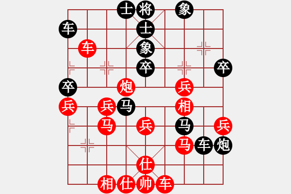 象棋棋譜圖片：突然的“外科手術(shù)式地打擊”----橘隱(3段)-勝-暫時(shí)(1段)簡(jiǎn)評(píng) - 步數(shù)：40 