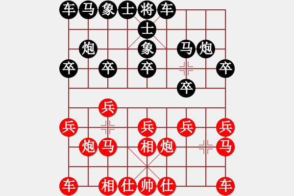 象棋棋譜圖片：于朵朵(7段)-勝-飛天望月(月將) - 步數(shù)：10 