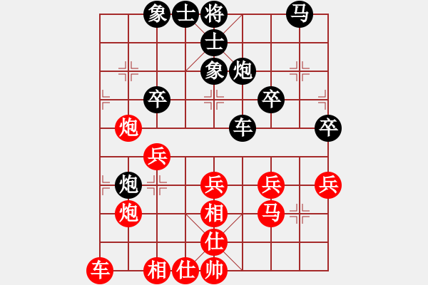 象棋棋譜圖片：2013年8月大興區(qū)樂(lè)盛華軒杯大興月賽第七輪一臺(tái) 殷國(guó)軍 先和 張一男 - 步數(shù)：40 