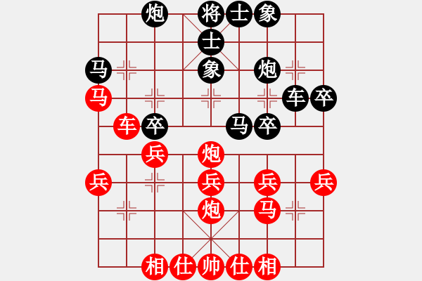 象棋棋譜圖片：弈棋樂(lè) -VS- 農(nóng)民 - 步數(shù)：30 