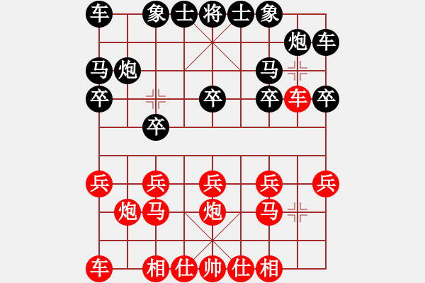 象棋棋譜圖片：散眼子(8段)-勝-看女兒洗澡(7段) - 步數(shù)：10 