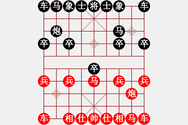 象棋棋譜圖片：11466局 A00--小蟲(chóng)引擎24層 紅先勝 天天AI選手 - 步數(shù)：10 