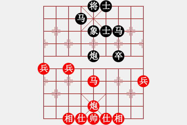 象棋棋譜圖片：漁湖棋手(4段)-勝-喜歡棋(1段) - 步數(shù)：60 