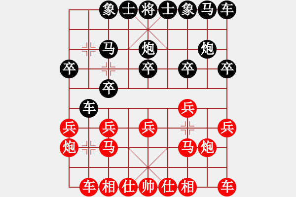 象棋棋譜圖片：推演棋盤(pán)[一] - 步數(shù)：10 