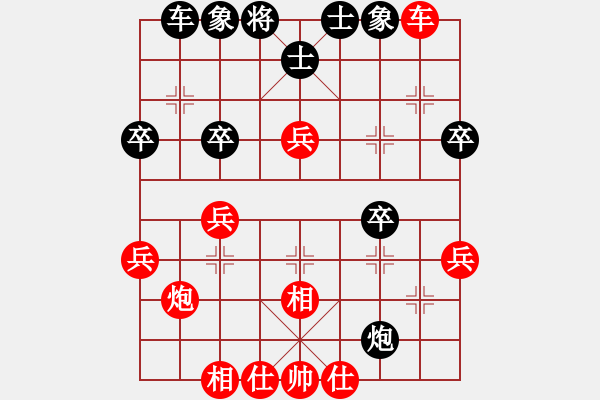 象棋棋譜圖片：實(shí)戰(zhàn)對(duì)局之16：中炮七路馬對(duì)屏風(fēng)馬 江西隊(duì) 劉昱 勝 四川成都雙流隊(duì) 謝卓淼 - 步數(shù)：40 