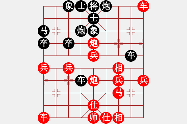 象棋棋譜圖片：甜心(3級(jí))-負(fù)-張雨書(shū)(初級(jí)) - 步數(shù)：40 