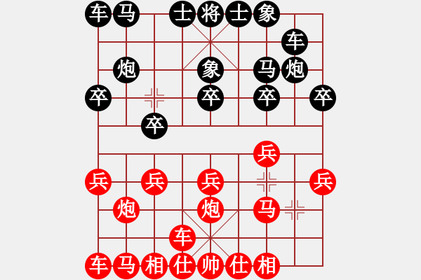 象棋棋譜圖片：[14級]浩軒爺 先勝 [14級]小石頭 - 步數(shù)：10 