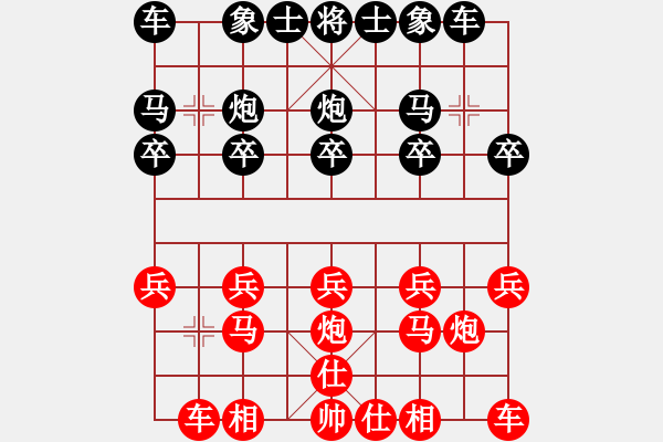 象棋棋譜圖片：天昌[紅] -VS- 【中】棋如人生[黑] - 步數(shù)：10 