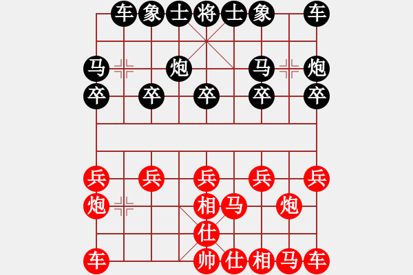 象棋棋譜圖片：sansanl[1920844318] -負- 苗一[106591051] - 步數(shù)：10 