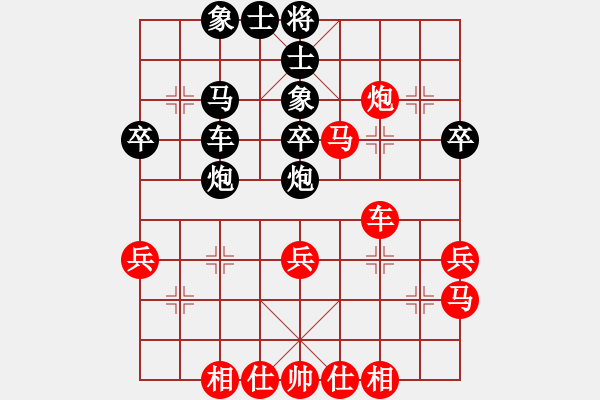 象棋棋譜圖片：紫薇花對紫微郎 勝 風(fēng)神 - 步數(shù)：40 