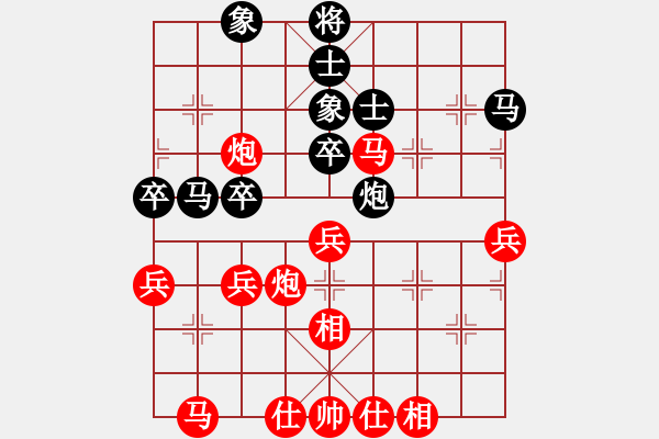 象棋棋譜圖片：岳西棋癡(1段)-勝-caomiaojie(9級(jí)) - 步數(shù)：50 