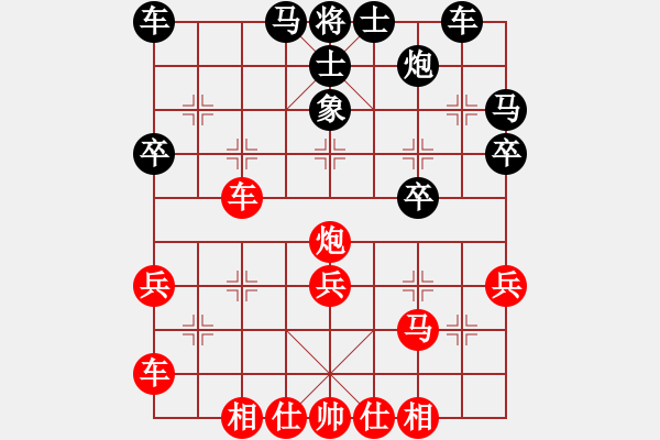 象棋棋譜圖片：天地人鳳(3段)-負(fù)-云揚(yáng)萬里天(5段)中炮右橫車對屏風(fēng)馬 紅巡河炮 - 步數(shù)：40 