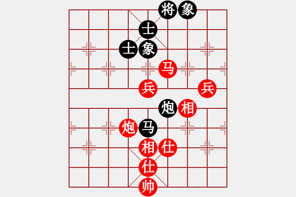 象棋棋譜圖片：bbboy002[紅] -VS- yzwwgnxz15[黑] - 步數(shù)：100 