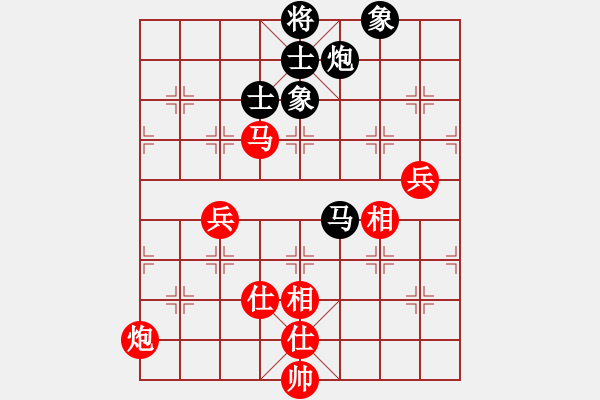 象棋棋譜圖片：bbboy002[紅] -VS- yzwwgnxz15[黑] - 步數(shù)：80 