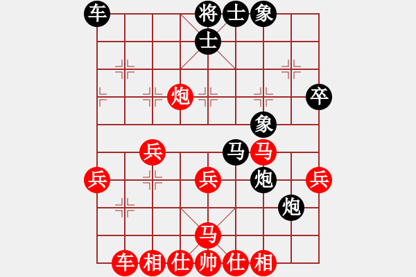 象棋棋譜圖片：潢川三豐(無極)-勝-閬洲古城(地煞) - 步數(shù)：50 