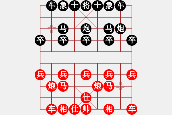 象棋棋譜圖片：人民解放軍(9星)-和-wwgxlwrn(風(fēng)魔) - 步數(shù)：10 