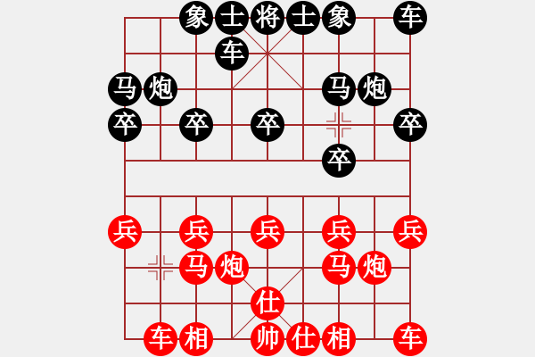 象棋棋譜圖片：出頭鳥的勇氣[紅] -VS- 不知道[黑] - 步數(shù)：10 