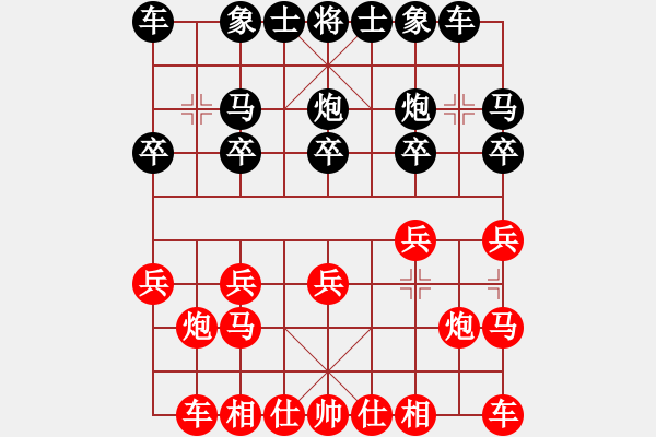 象棋棋谱图片：第2轮 王成（先和）程俊杰 - 步数：10 