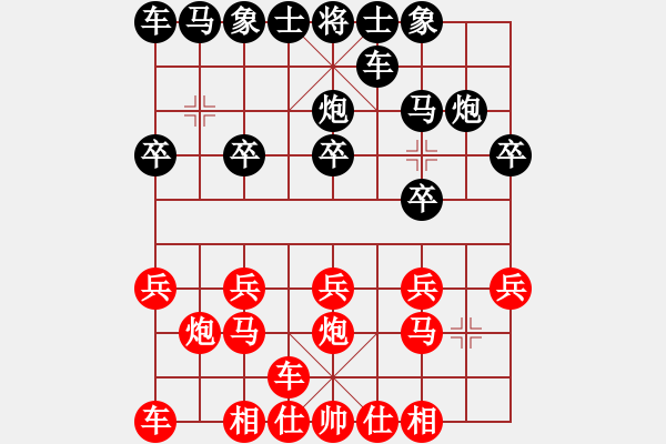 象棋棋譜圖片：橫才俊儒[292832991] -VS- CWX[278672096] - 步數(shù)：10 